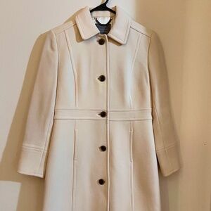 J Crew lady day topcoat in Italian double-cloth wool
